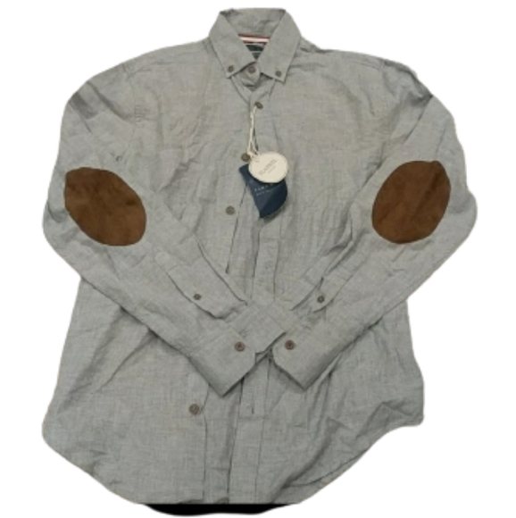 NWT Zara grey button up flannel collection - Picture 1 of 7